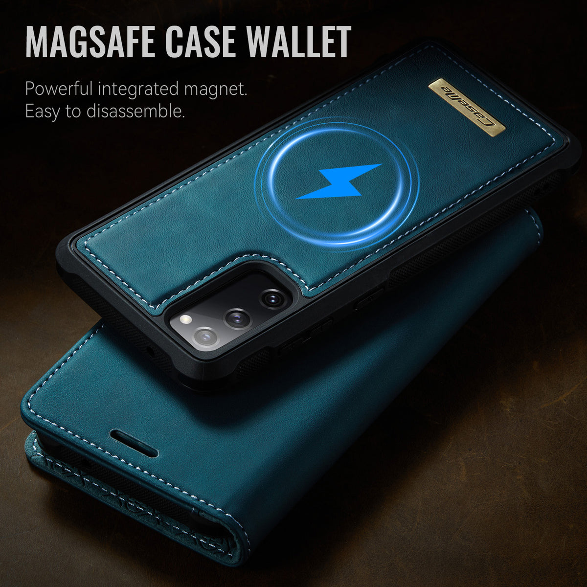 CASEME For Samsung Galaxy S20 FE 5G Case  C49 Magnetic Case RFID Blocking Detachable Wallet Leather Phone Cover