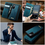 CASEME For Samsung Galaxy S20 FE 5G Case  C49 Magnetic Case RFID Blocking Detachable Wallet Leather Phone Cover