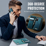 CASEME For Samsung Galaxy S20 FE 5G Case  C49 Magnetic Case RFID Blocking Detachable Wallet Leather Phone Cover