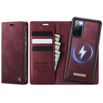 CASEME For Samsung Galaxy S20 FE 5G Case  C49 Magnetic Case RFID Blocking Detachable Wallet Leather Phone Cover