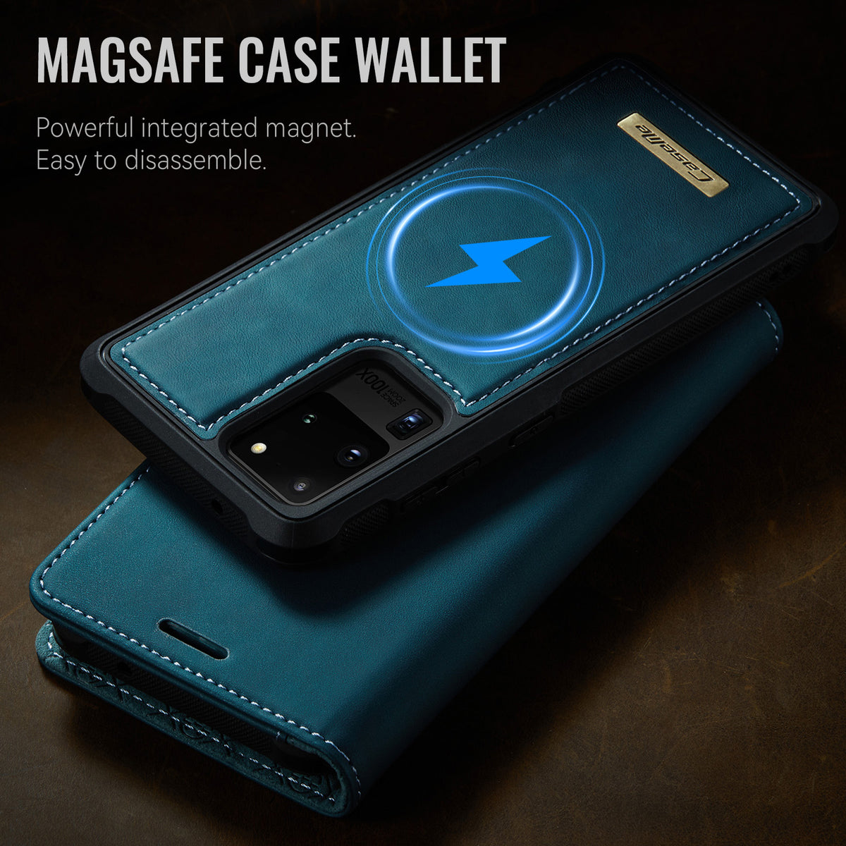 CASEME For Samsung Galaxy S20 Ultra Case  C49 Magnetic Case RFID Blocking Detachable Wallet Leather Phone Cover