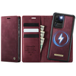 CASEME For Samsung Galaxy S20 Ultra Case  C49 Magnetic Case RFID Blocking Detachable Wallet Leather Phone Cover