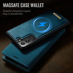 CASEME Til Samsung Galaxy S21 FE 5G Cover C49 Magnetisk Cover RFID Blokerende Aftagelig Pung Læder Telefoncover