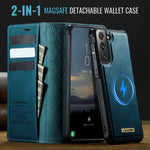 CASEME Til Samsung Galaxy S21 FE 5G Cover C49 Magnetisk Cover RFID Blokerende Aftagelig Pung Læder Telefoncover