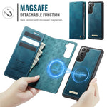 CASEME Til Samsung Galaxy S21 FE 5G Cover C49 Magnetisk Cover RFID Blokerende Aftagelig Pung Læder Telefoncover