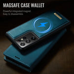 CASEME For Samsung Galaxy S21 Ultra 5G Case C49 Magnetic Case RFID Blocking Detachable Wallet Leather Phone Cover