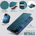CASEME For Samsung Galaxy S21 Ultra 5G Case C49 Magnetic Case RFID Blocking Detachable Wallet Leather Phone Cover