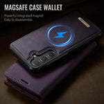 CASEME For Samsung Galaxy S25+ / Galaxy S24+ Case C49 Magnetic Case RFID Blocking Detachable Wallet Leather Phone Cover