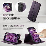 CASEME For Samsung Galaxy S25+ / Galaxy S24+ Case C49 Magnetic Case RFID Blocking Detachable Wallet Leather Phone Cover