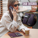 CASEME For Samsung Galaxy S25+ / Galaxy S24+ Case C49 Magnetic Case RFID Blocking Detachable Wallet Leather Phone Cover