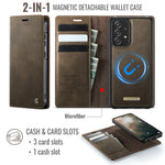 CASEME For Samsung Galaxy A52s 5G / Galaxy A52 5G Magnetic Case  C49 RFID Blocking Detachable Wallet Leather Phone Cover
