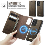 CASEME For Samsung Galaxy A52s 5G / Galaxy A52 5G Magnetic Case  C49 RFID Blocking Detachable Wallet Leather Phone Cover