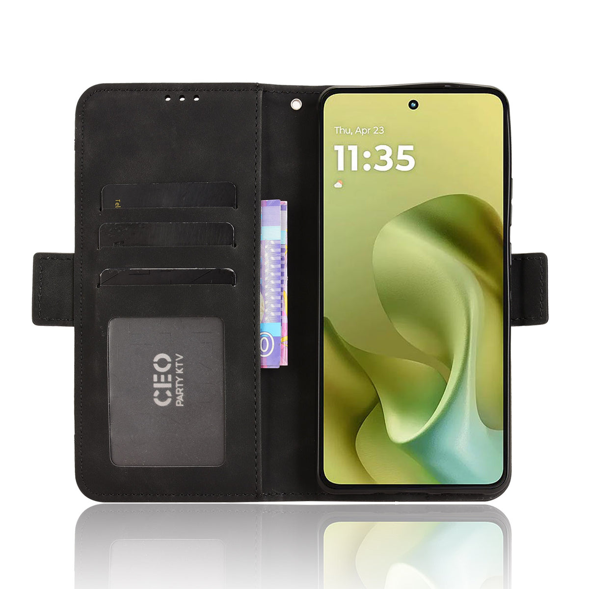 For Motorola Moto G86 Power 5G Leather Case Phone Wallet Cover with Multiple Card Slots