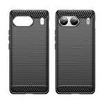 WANLONFENG För OnePlus Nord 4 Skal med Härdat Glas LS-serien Borstad Textur TPU mobilskal