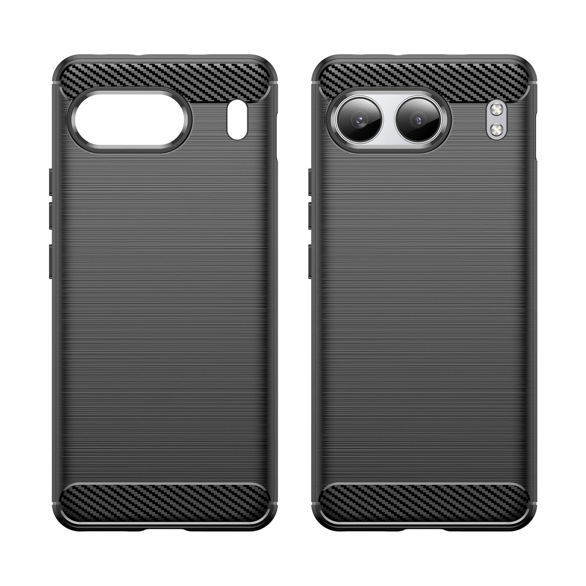 WANLONFENG För OnePlus Nord 4 Skal med Härdat Glas LS-serien Borstad Textur TPU mobilskal