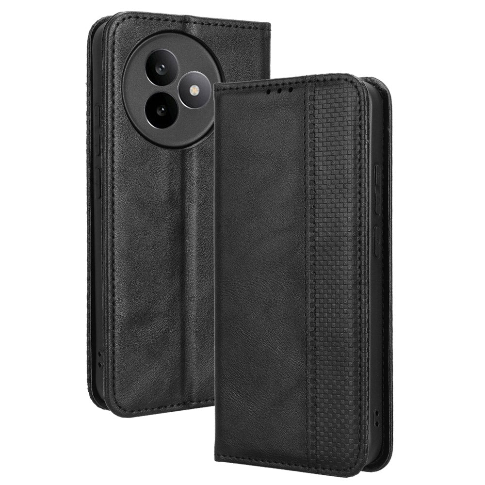 For Xiaomi Redmi K80 Ultra 5G Leather Case Wallet Stand Retro Texture Phone Cover