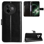 For Xiaomi Redmi K80 Ultra 5G PU Leather Case with Strap Crazy Horse Texture Phone Wallet Cover