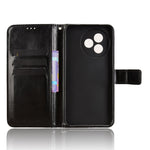 For Xiaomi Redmi K80 Ultra 5G PU Leather Case with Strap Crazy Horse Texture Phone Wallet Cover
