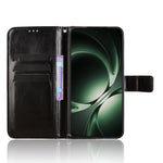 For Xiaomi Redmi K80 Ultra 5G PU Leather Case with Strap Crazy Horse Texture Phone Wallet Cover
