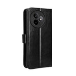 For Xiaomi Redmi K80 Ultra 5G PU Leather Case with Strap Crazy Horse Texture Phone Wallet Cover