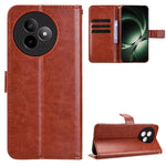 For Xiaomi Redmi K80 Ultra 5G PU Leather Case with Strap Crazy Horse Texture Phone Wallet Cover