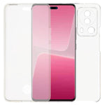 For Xiaomi 13 Lite / Civi 2 5G Case TPU Frame Clear Acrylic Back Phone Cover with PET Film