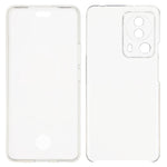 For Xiaomi 13 Lite / Civi 2 5G Case TPU Frame Clear Acrylic Back Phone Cover with PET Film