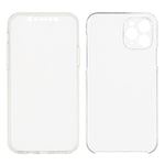 For iPhone 11 Pro Max Case TPU Frame Clear Acrylic Back Phone Cover with PET Film