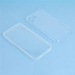 For iPhone 11 Pro Max Case TPU Frame Clear Acrylic Back Phone Cover with PET Film