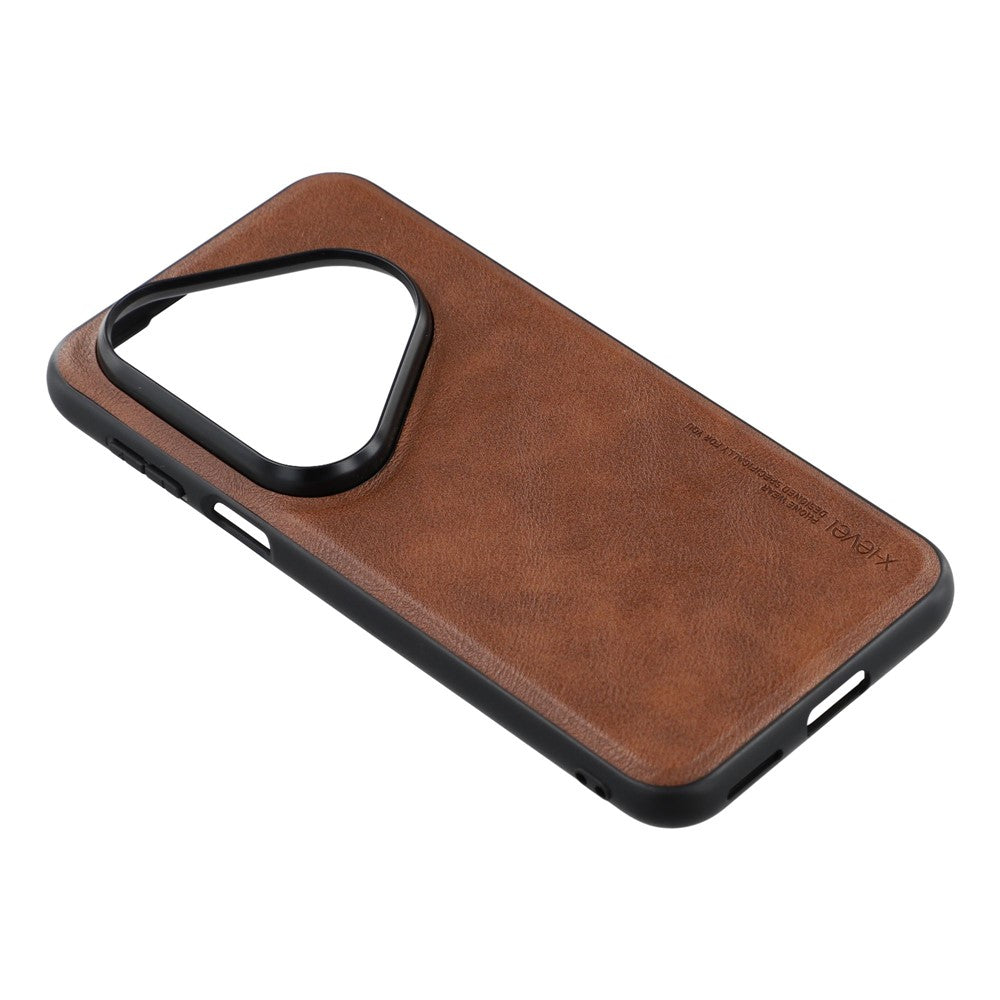 X-LEVEL Bojue-3 Series For Huawei Pura 80 Pro / 80 Pro+ Case Leather Coated PC+TPU Phone Back Cover