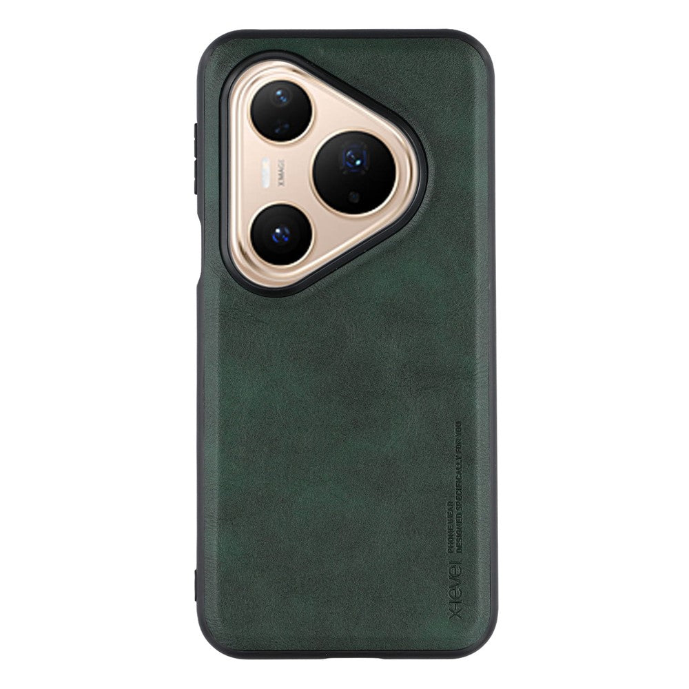 X-LEVEL Bojue-3 Series For Huawei Pura 80 Pro / 80 Pro+ Case Leather Coated PC+TPU Phone Back Cover