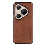 X-LEVEL Bojue-3 Series For Huawei Pura 80 Ultra Case Leather Coated PC+TPU Phone Back Cover
