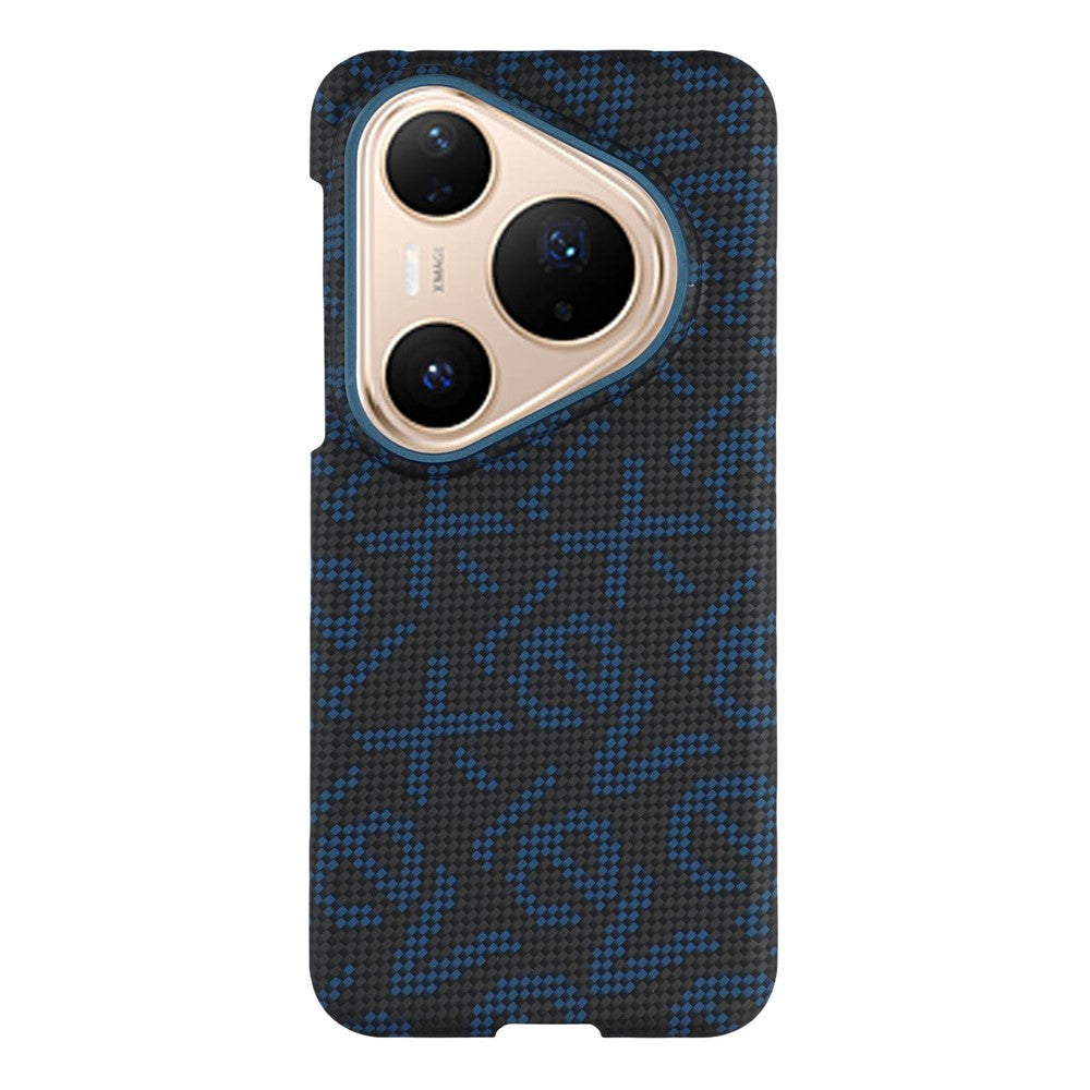 X-LEVEL For Huawei Pura 80 Pro / 80 Pro+ Magnetic Case PC + Metal Phone Back Cover Carbon Fiber Texure