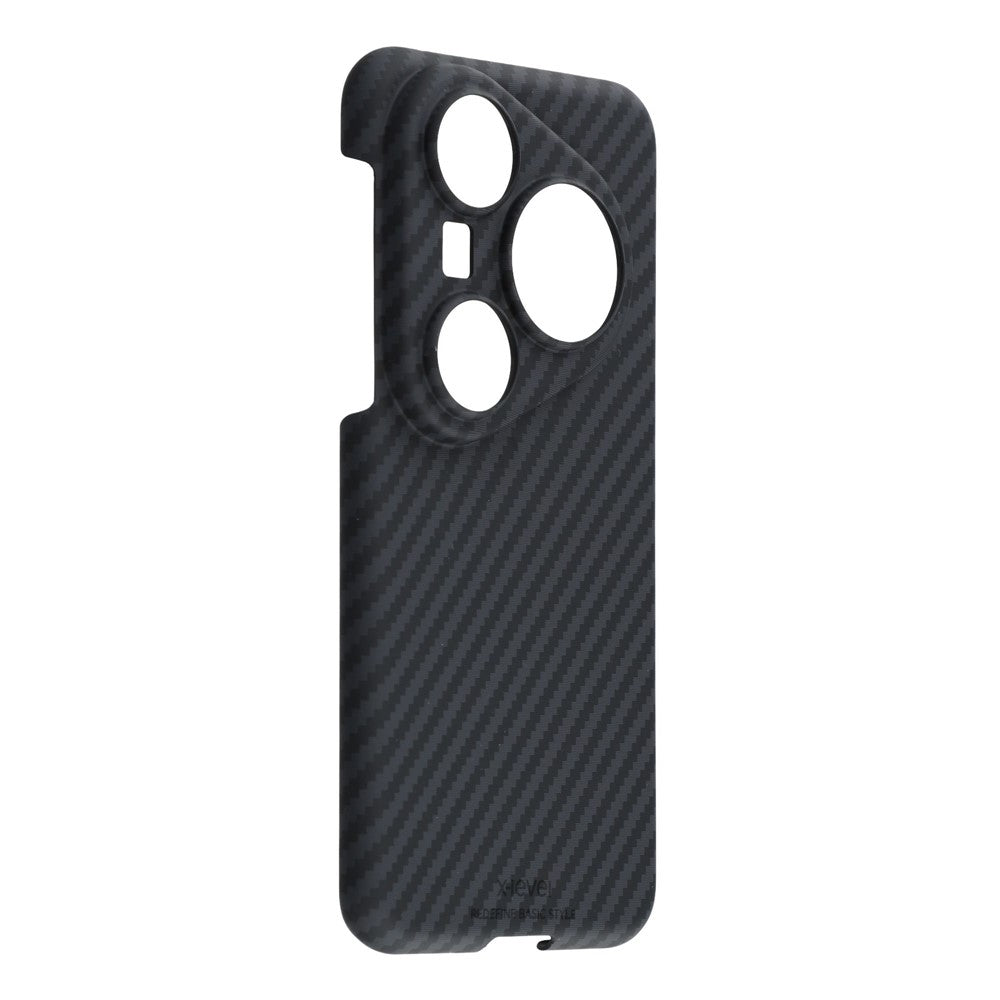 X-LEVEL For Huawei Pura 80 Pro / 80 Pro+ Case Carbon Fiber Texture Hard PC Phone Cover Anti Shock
