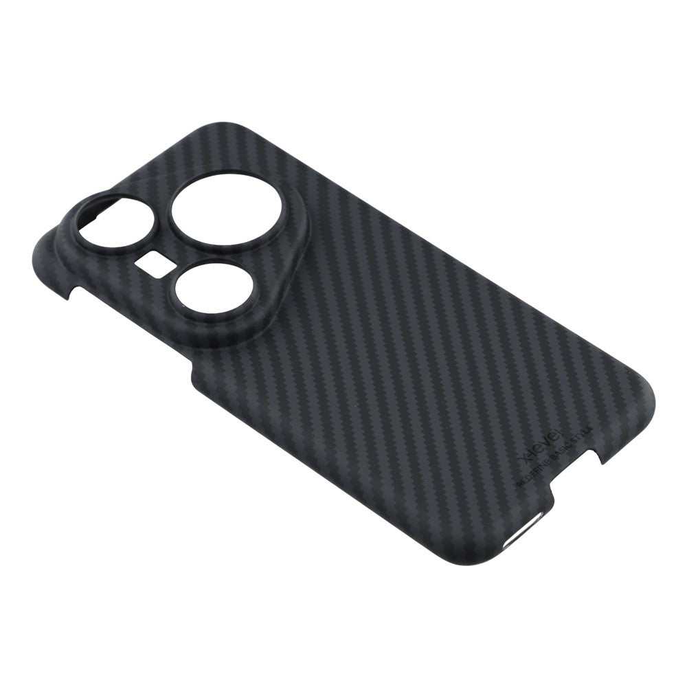 X-LEVEL For Huawei Pura 80 Case Carbon Fiber Texture Hard PC Phone Cover Anti Shock
