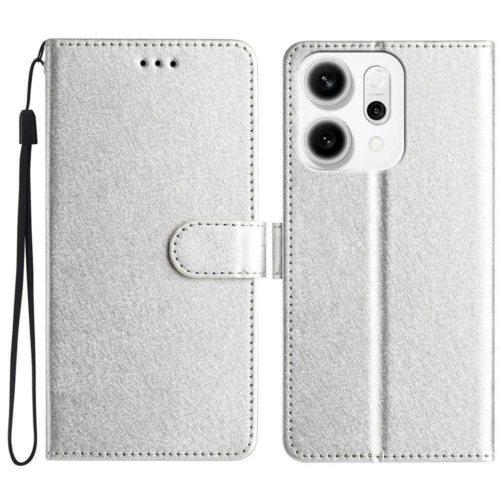 For Oppo Reno14 Pro 5G (Global) Wallet Case Leather Folio Phone Cover Magnetic Clasp
