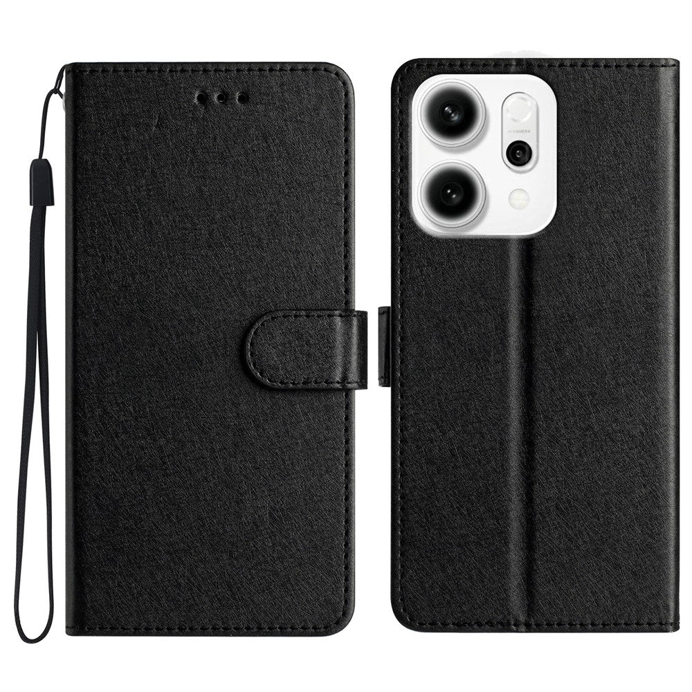 For Oppo Reno14 Pro 5G (Global) Wallet Case Leather Folio Phone Cover Magnetic Clasp