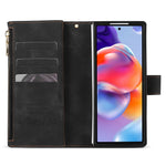 For Samsung Galaxy Z Fold7 5G PU + PC Case Color Splicing Leather Phone Cover with Strap