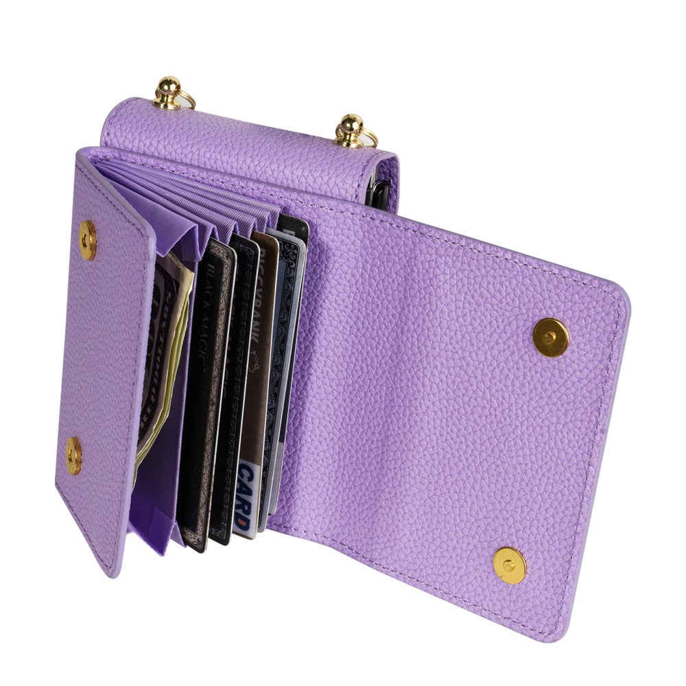 Til Samsung Galaxy Z Flip7 5G Etui Kortpladser PU + PC Telefoncover med Lang Rem