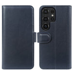 For Samsung Galaxy S23 Ultra Case Genuine Split Leather Phone Cover with Wallet Stand