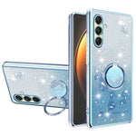 KADEM För Samsung Galaxy A18 5G / A18 4G / A17 5G / A17 4G Skal Ring Stativ TPU Blommor mobilskal Gradient Glitter