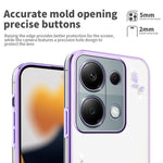 KADEM Phone Case For Xiaomi Redmi Note 13 Pro 4G / Note 14S 4G / Poco M6 Pro 4G , Flower Rhinestone Decor TPU Cover