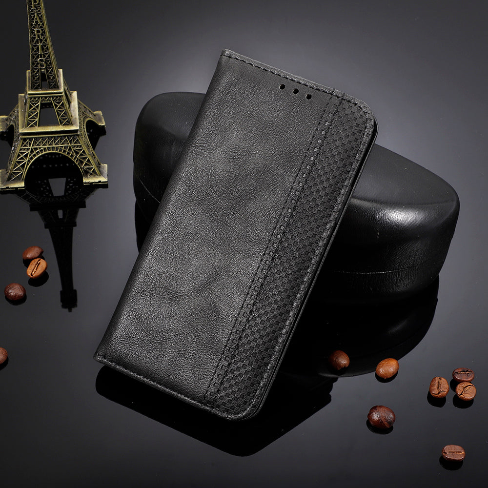 For Samsung Galaxy M36 5G Leather Case Wallet Stand Retro Texture Phone Cover