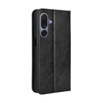 For Samsung Galaxy M36 5G Leather Case Wallet Stand Retro Texture Phone Cover