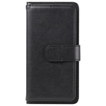 Til iPhone 18 Pro Max / 17 Pro Max Lædercover med 10 Kortlommer Telefoncover Stativ