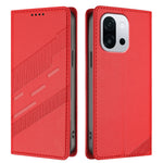 OnePlus 13T 5G mobilskal Punk Style Präglat Plånboksfodral Läderfodral