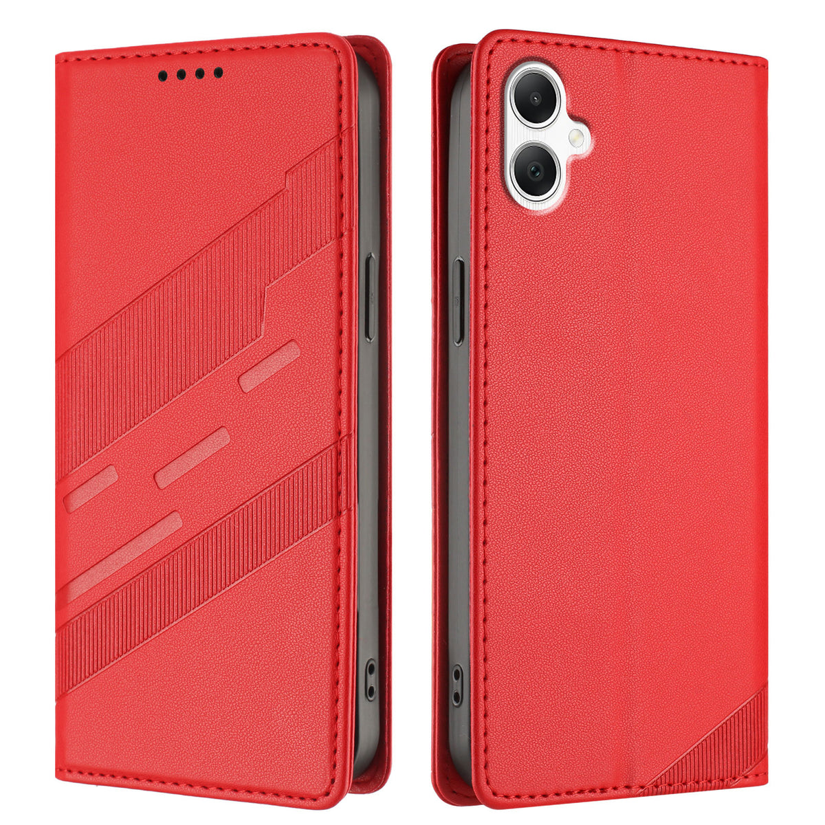 For Samsung Galaxy A08 5G / A08 4G / A07 4G / A06 4G / A06 5G Phone Cases Punk Style Imprinted Wallet Stand Leather Cover