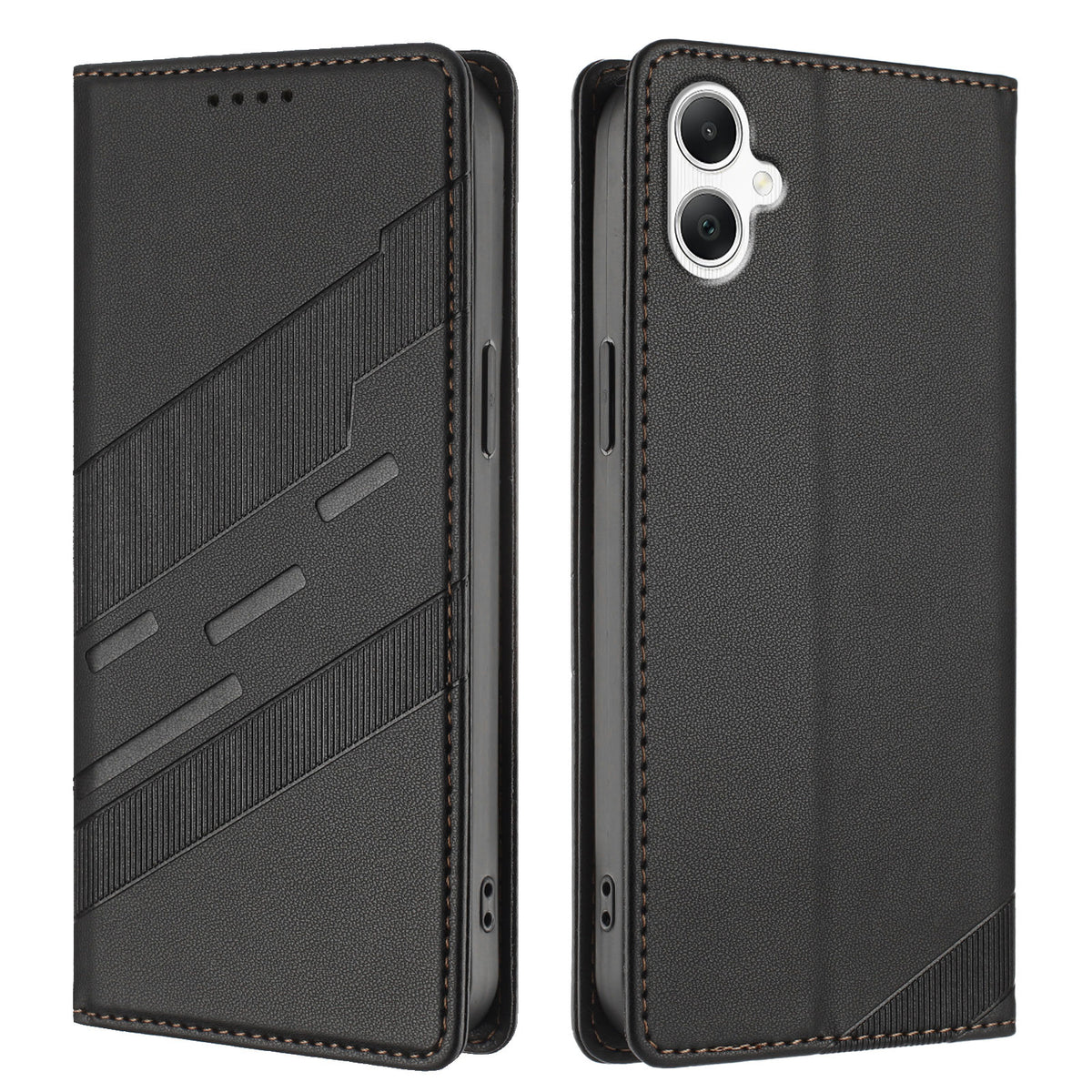 For Samsung Galaxy A08 5G / A08 4G / A07 4G / A06 4G / A06 5G Phone Cases Punk Style Imprinted Wallet Stand Leather Cover