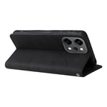 Oppo Reno14 Pro 5G (Kina) / Oppo Reno14 Pro 5G (Global) Läderfodral för mobil, stativ, plånbok med tvåfärgad skarvningsdesign