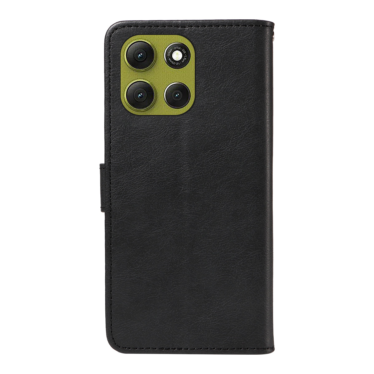 For Motorola Moto G86 5G / G86 Power 5G Leather Wallet Case with Strap Solid Color Phone Stand Cover